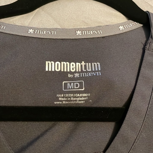 Maevn pewter scrub top - Picture 2 of 3